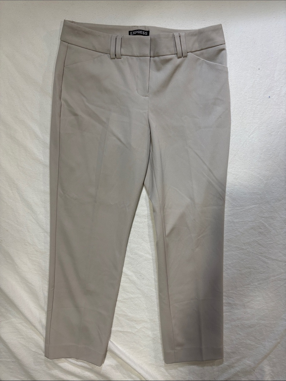 Express The Editor Pants Size 0 Light Taupe